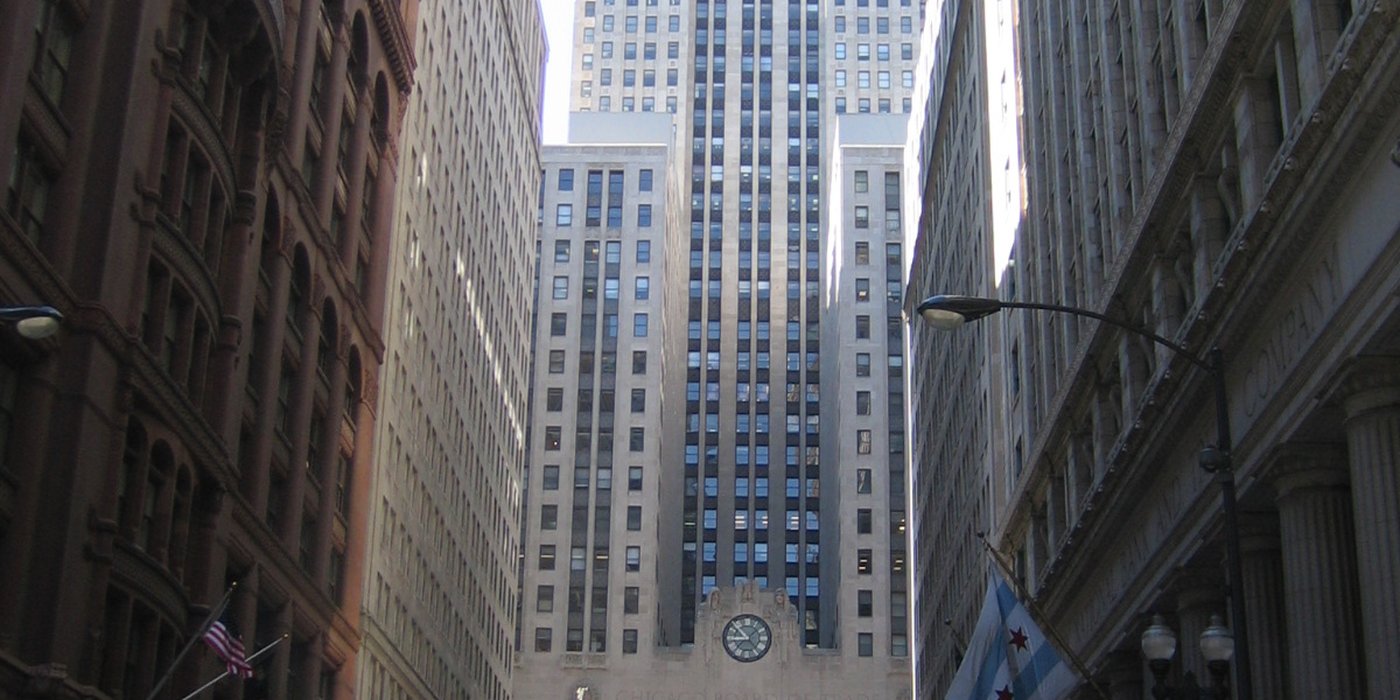 Historic Chicago Board of Trade Building, a classic financial institution